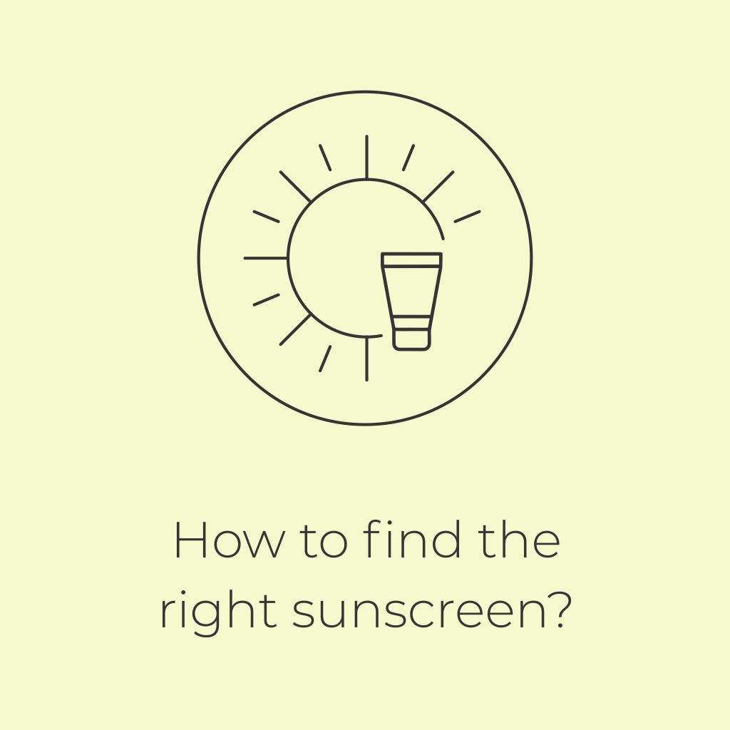 How to find the right sunscreen?