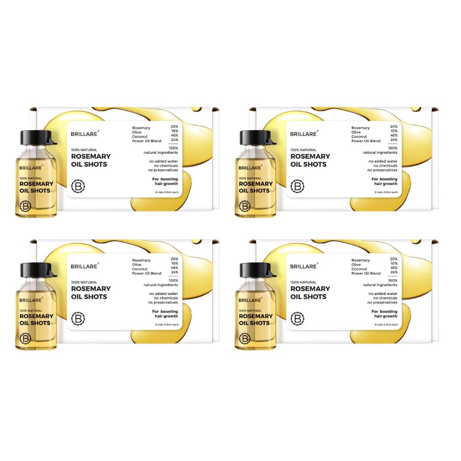 Rosemary Oil Shots For Visible Hair Growth (Pack of 4)