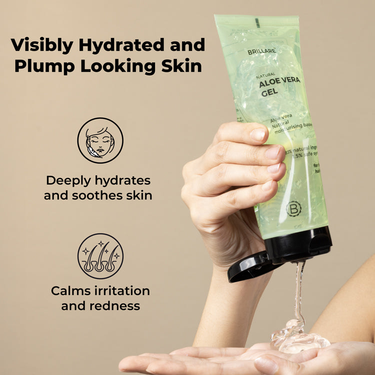Pure Aloe Vera Gel For Nourished Hair & Skin