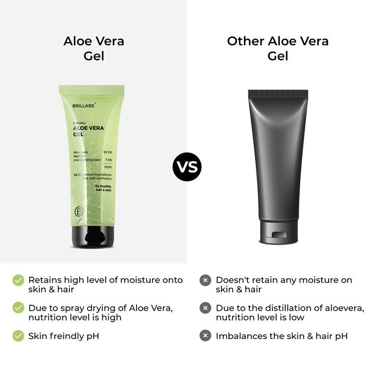 Pure Aloe Vera Gel For Nourished Hair & Skin