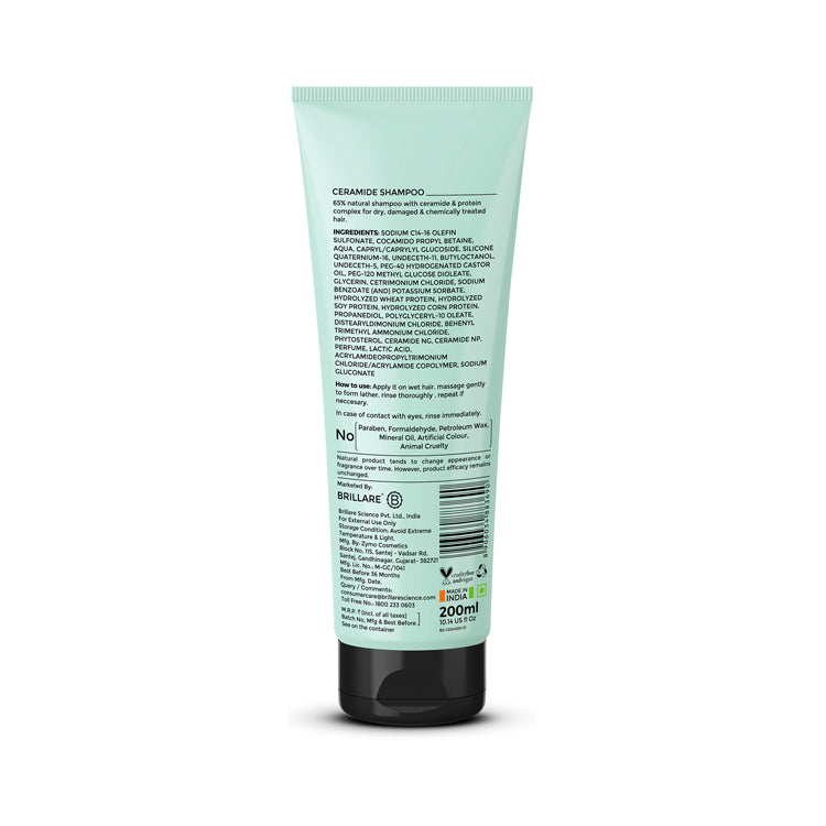 Ceramide Shampoo For Dry, Damaged & Chemically Treated Hair