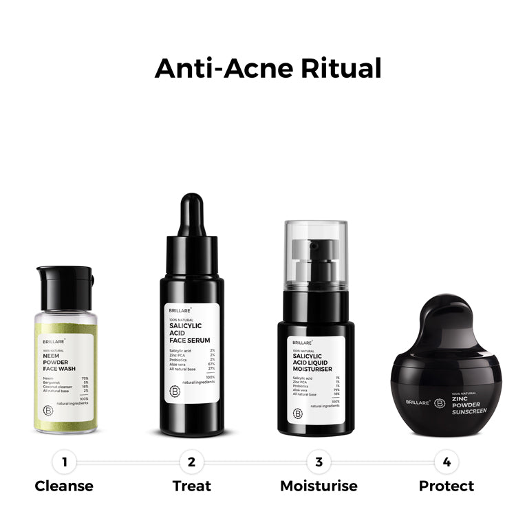 Neem Powder Face Wash for acne-prone skin