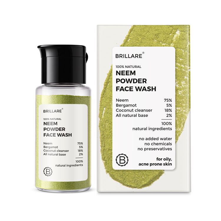 Neem Powder Face Wash for acne-prone skin