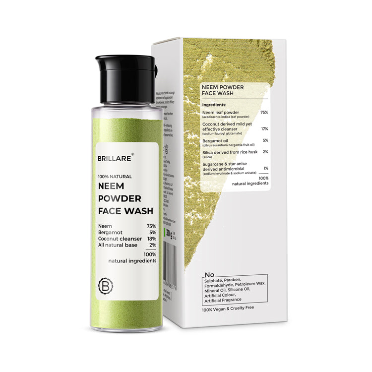 Neem Powder Face Wash For Acne Prone Skin, 30g