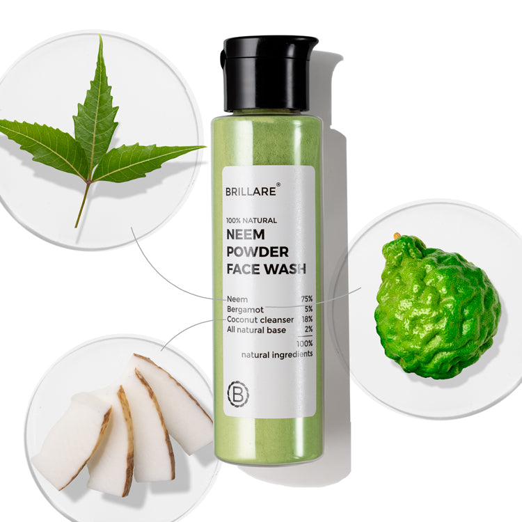 Neem Powder Face Wash For Acne Prone Skin, 30g