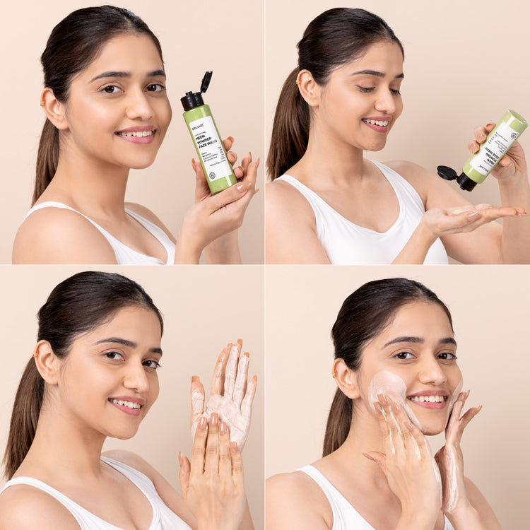 Neem Powder Face Wash For Acne Prone Skin, 30g