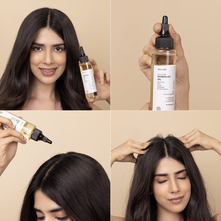 Rosemary Hair Oil with Shampoo for Hair Growth