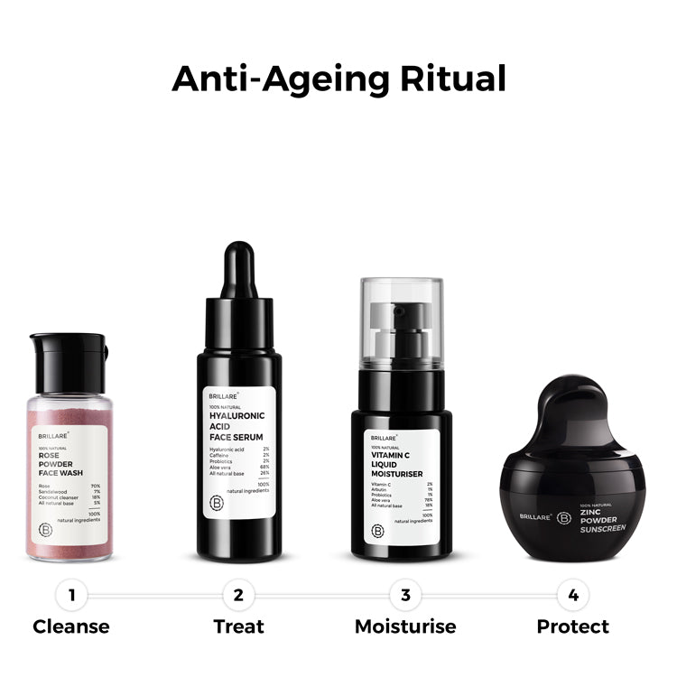 Rose Powder Face Wash For youthful Skin