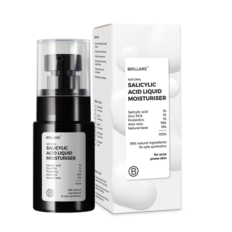 Salicylic Acid Liquid Moisturiser for oily, acne prone skin