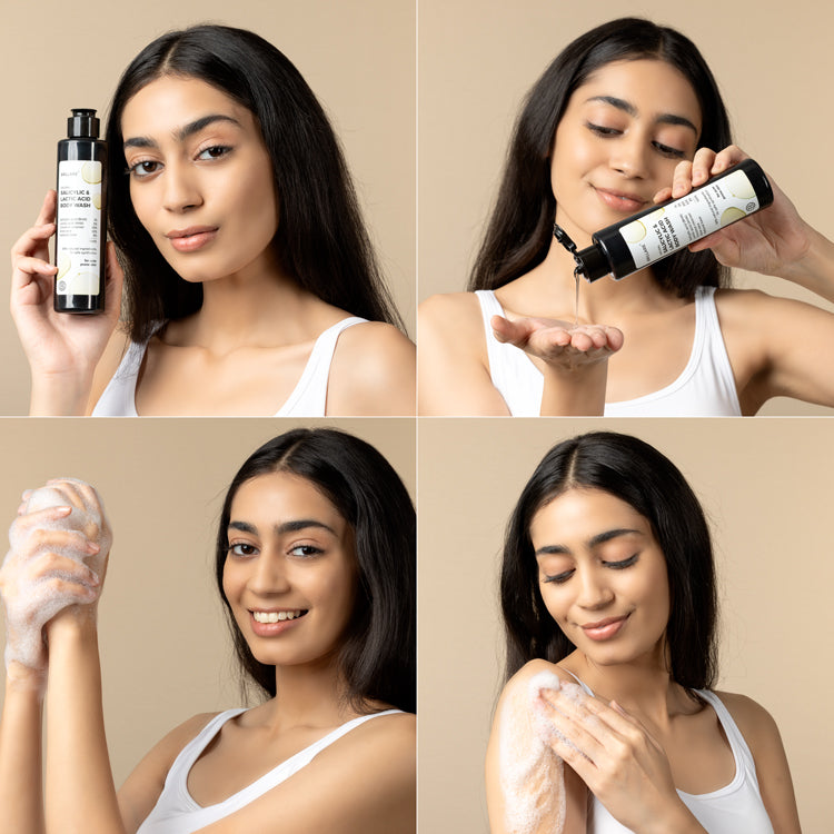Salicylic Acid & Lactic Acid Body Wash for Acne-Prone Skin