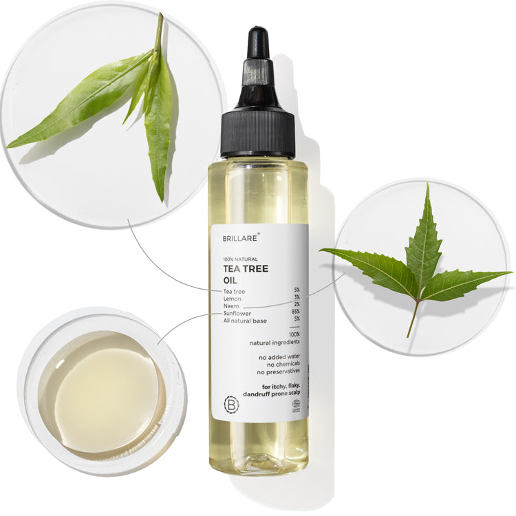 Tea Tree Hair Oil for Dandruff Control