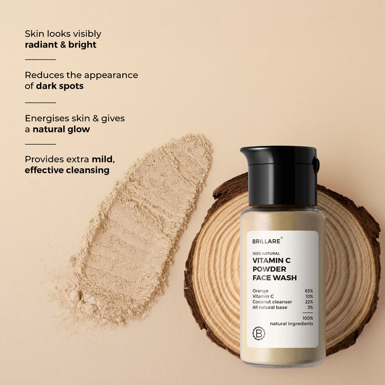 Vitamin C Powder Face Wash For Bright, Glowing Skin
