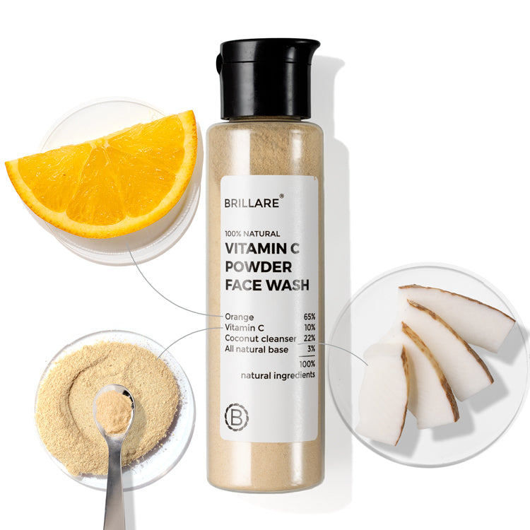 Vitamin C Powder Face Wash For Bright, Glowing Skin, 30g