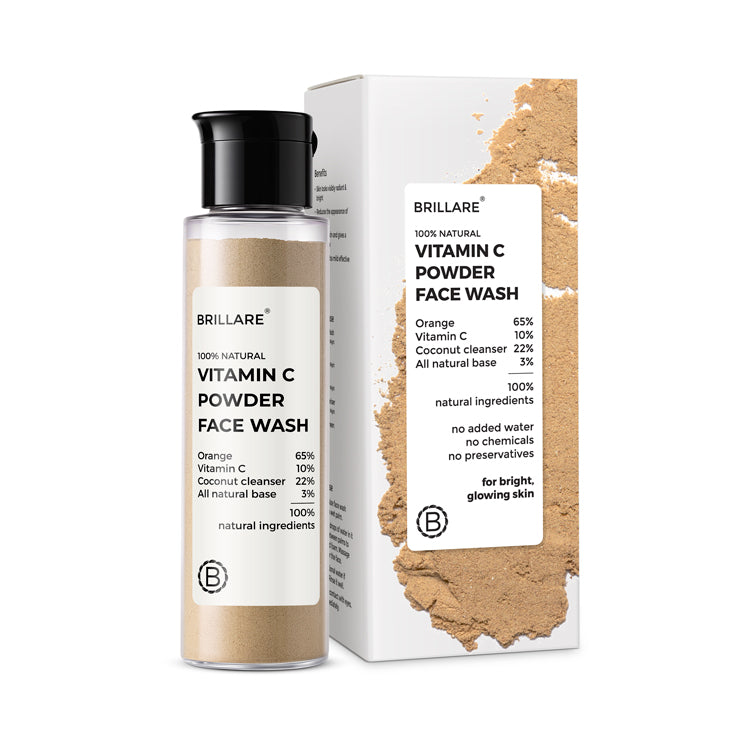 Vitamin C Powder Face Wash For Bright, Glowing Skin, 30g