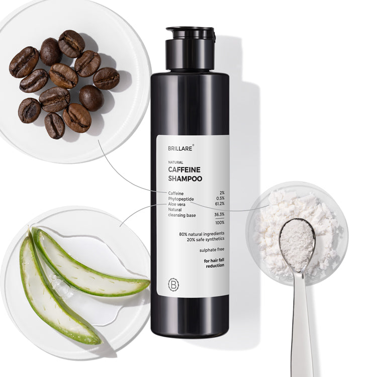 Caffeine Shampoo For Reducing Hair Loss and Breakage