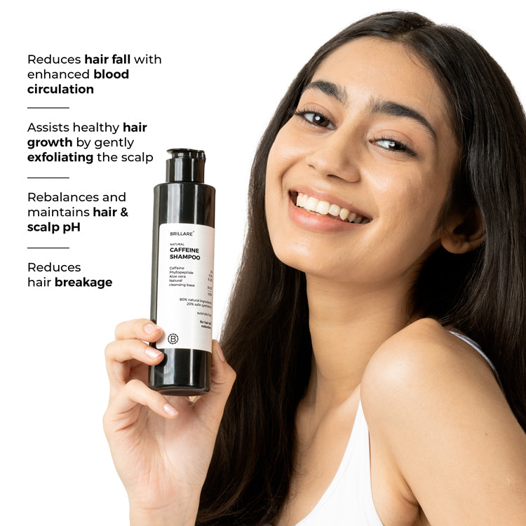 Caffeine Shampoo For Reducing Hair Loss and Breakage