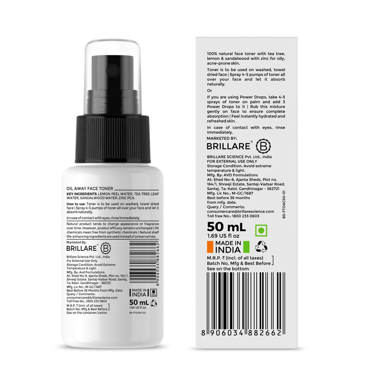 Oil Away Serum Mist For Acne Prone Skin
