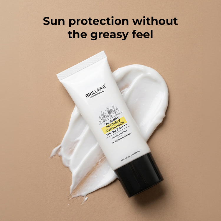 Oil Away Invisible Sunscreen with SPF50