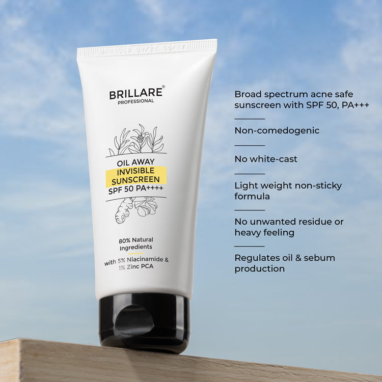 Oil Away Invisible Sunscreen with SPF50