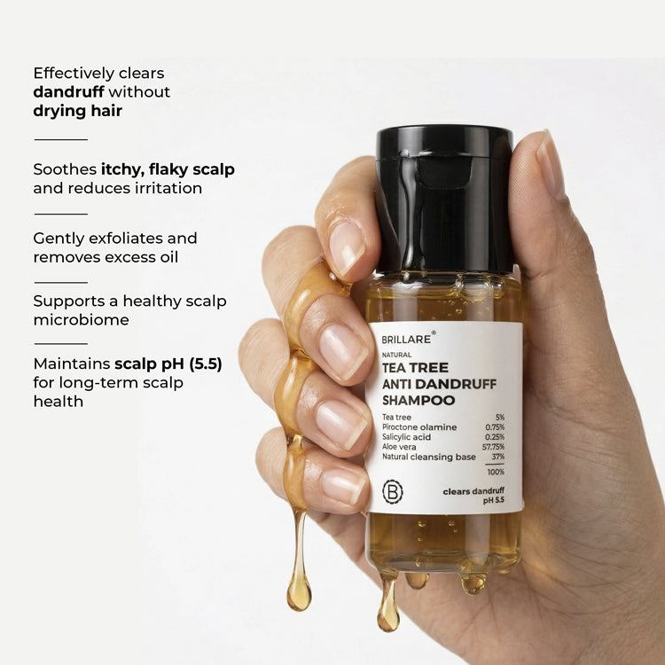 Mini Tea Tree Anti Dandruff Shampoo (15 ml)