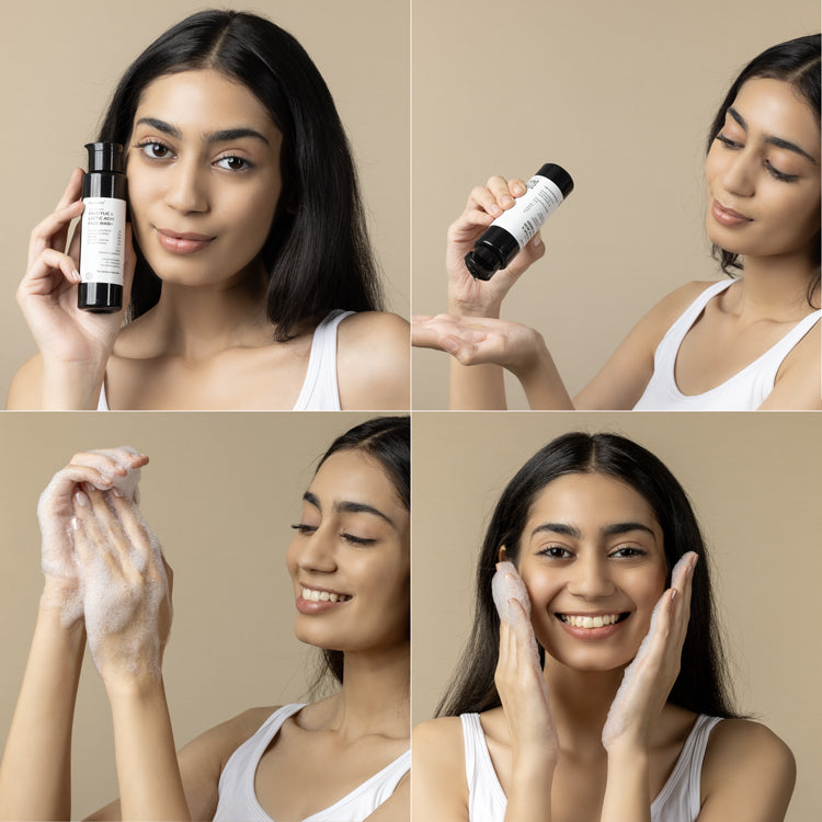 2% Salicylic and 3% Lactic Acid Face Wash for acne prone skin