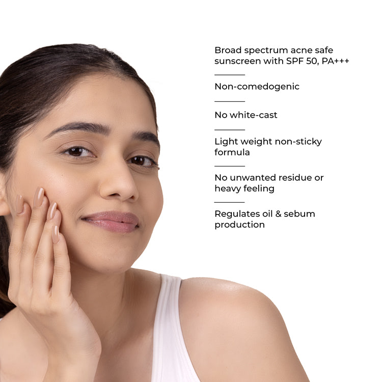 Skin Brightening Invisible Sunscreen with SPF50