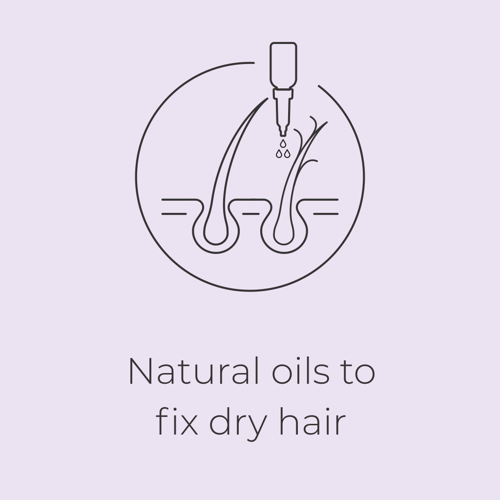Natural oils to fix dry hair