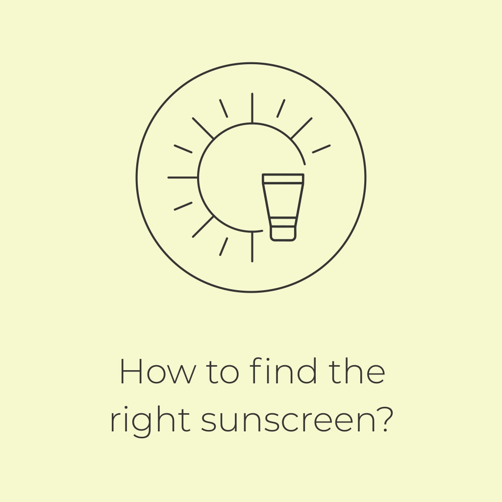 How to find the right sunscreen?