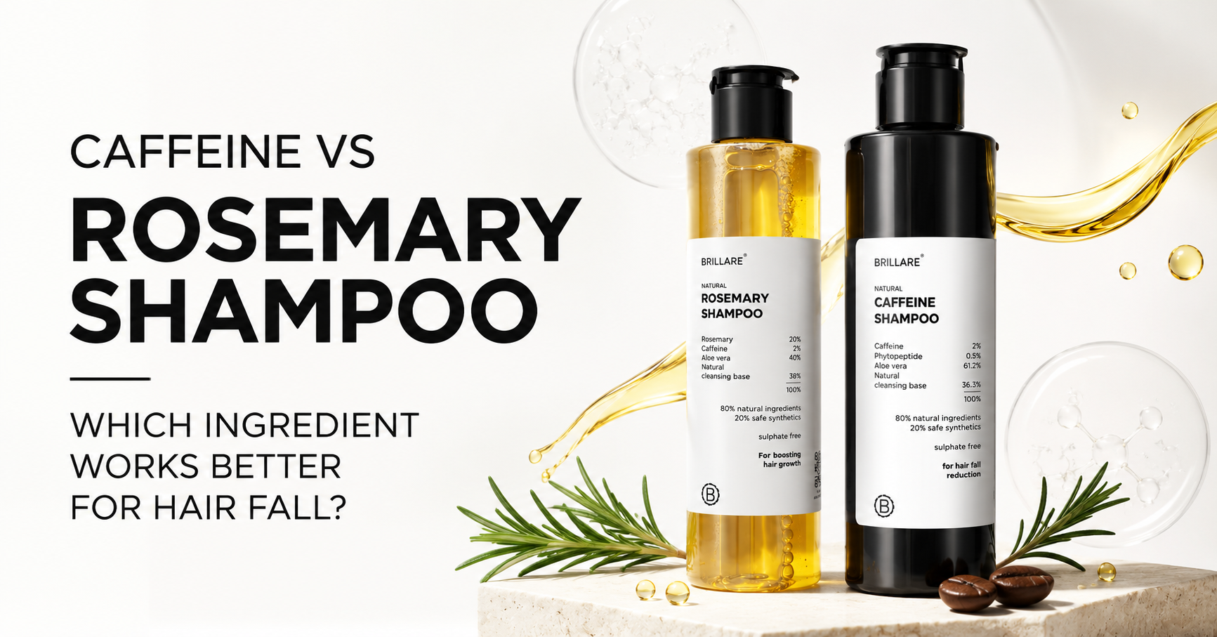 Caffeine vs Rosemary Shampoo: Which Ingredient Works Better for Hair Fall?