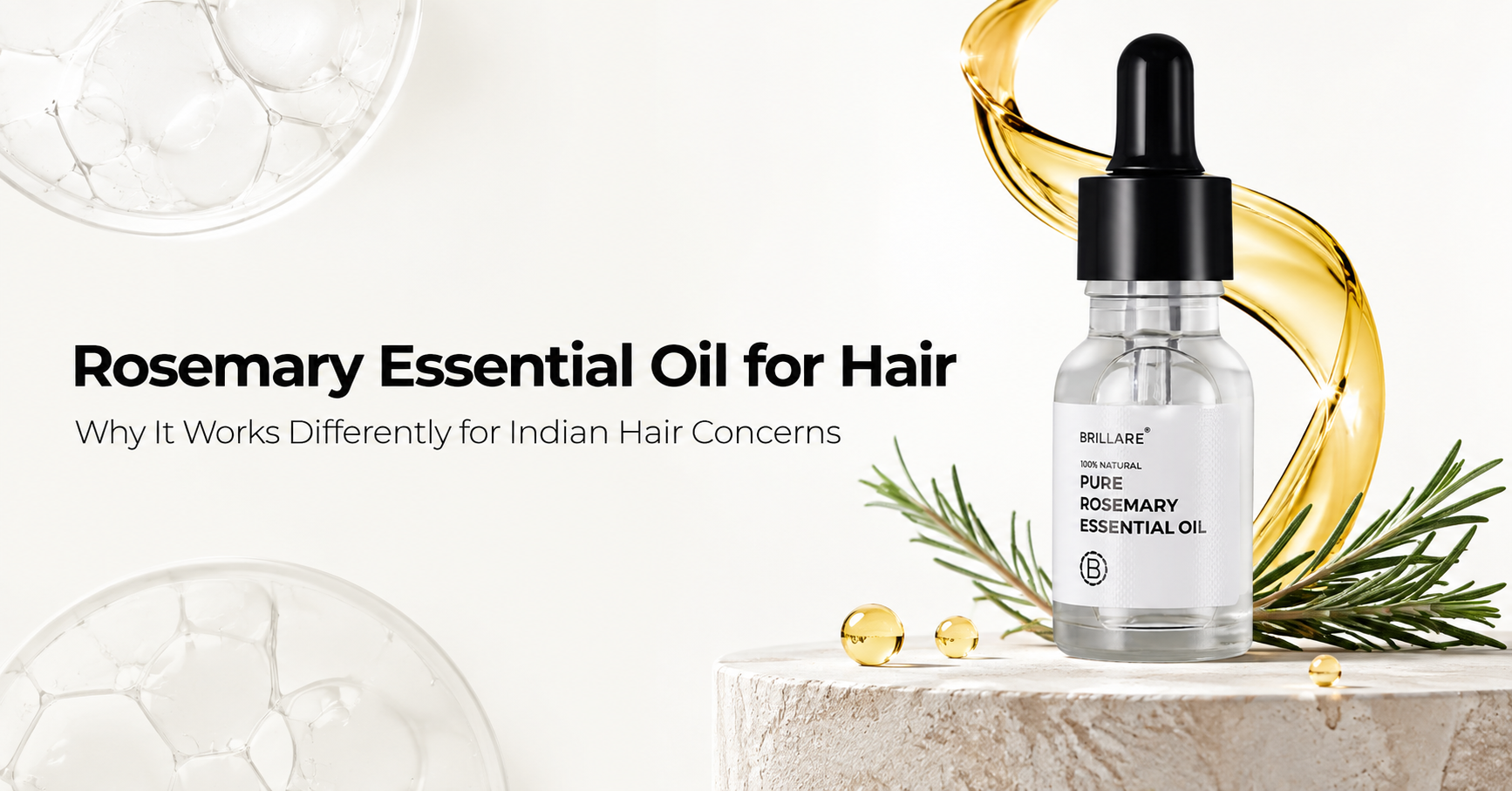 Rosemary Essential Oil for Hair: Why It Works Differently for Indian Hair Concerns