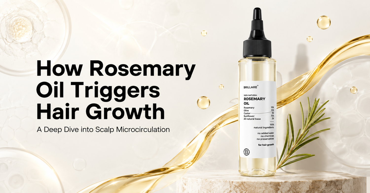 How Rosemary Oil Triggers Hair Growth: A Deep Dive into Scalp Microcirculation