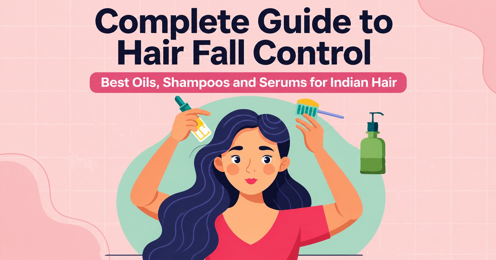 Complete Guide to Hair Fall Control: Best Oils, Shampoos and Serums for Indian Hair	