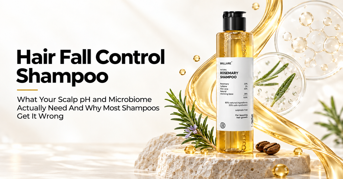 Hair Fall Control Shampoo: What Your Scalp pH and Microbiome Actually Need And Why Most Shampoos Get It Wrong