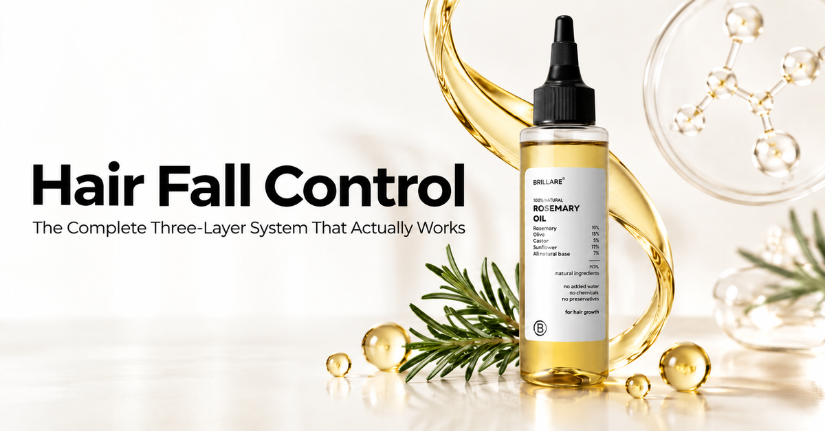 Hair Fall Control: The Complete Three-Layer System That Actually Works
