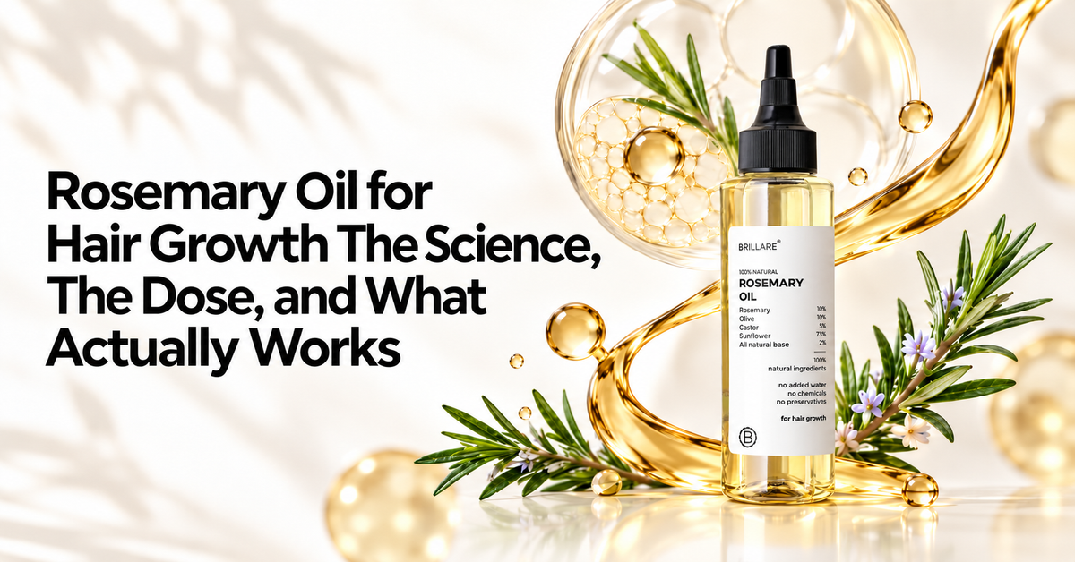 Rosemary Oil for Hair Growth: The Science, The Dose, and What Actually Works