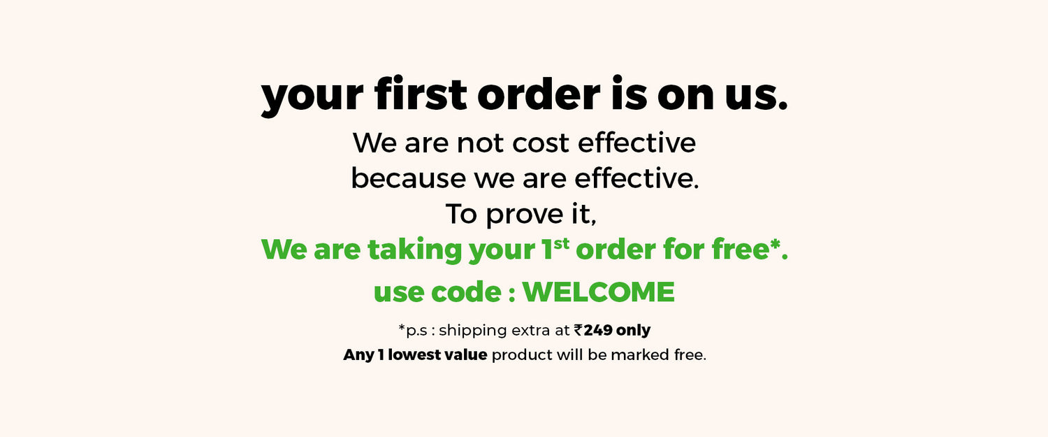 First Time Order