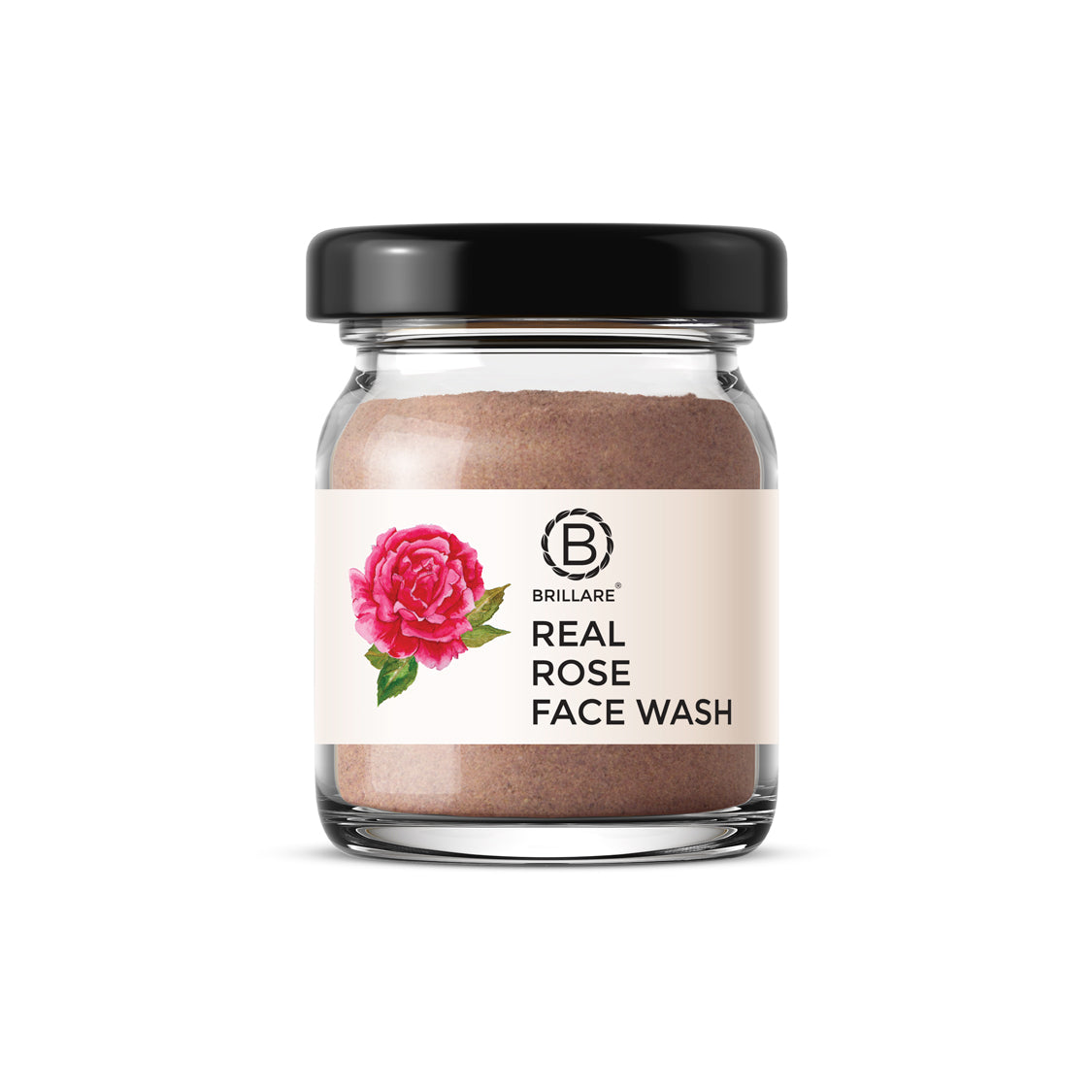 Real Rose Powder Face Wash For Young, Hydrated Skin