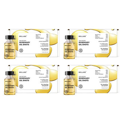 Rosemary Oil Shots For Visible Hair Growth (Pack of 4)