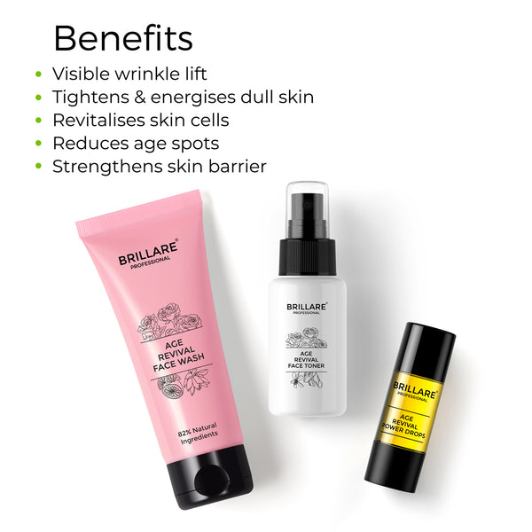 Age Revival Complete Skin Care Kit for Ageing Skin