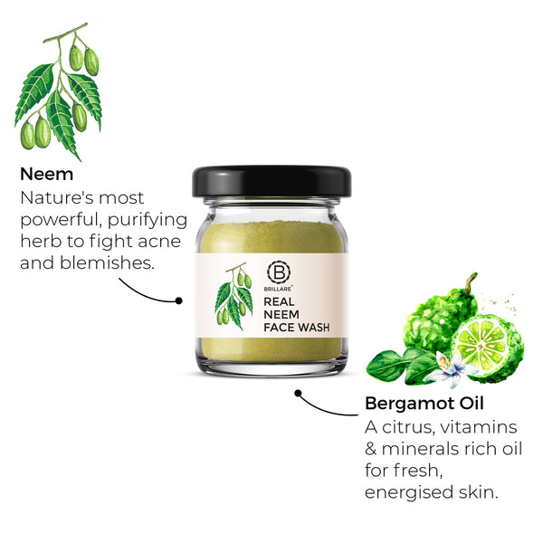 Real Neem Powder Face Wash For Clear, Purified Skin