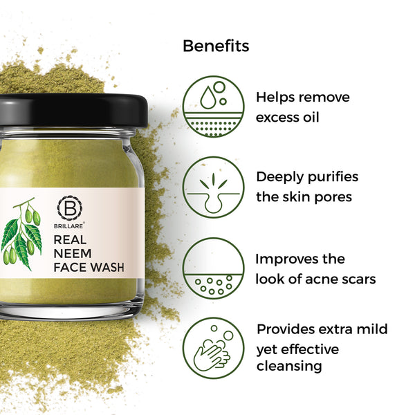 Real Neem Powder Face Wash For Clear, Purified Skin