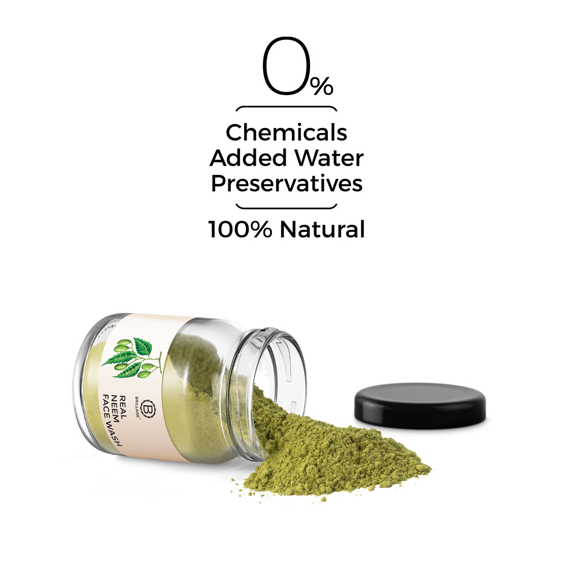 Real Neem Powder Face Wash For Clear, Purified Skin