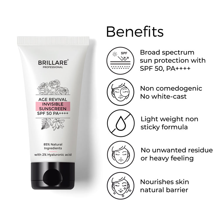 Age Revival Invisible Sunscreen with SPF50