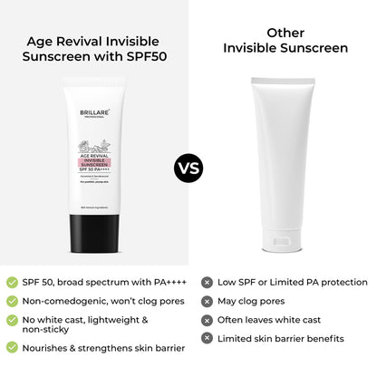 Age Revival Invisible Sunscreen with SPF50