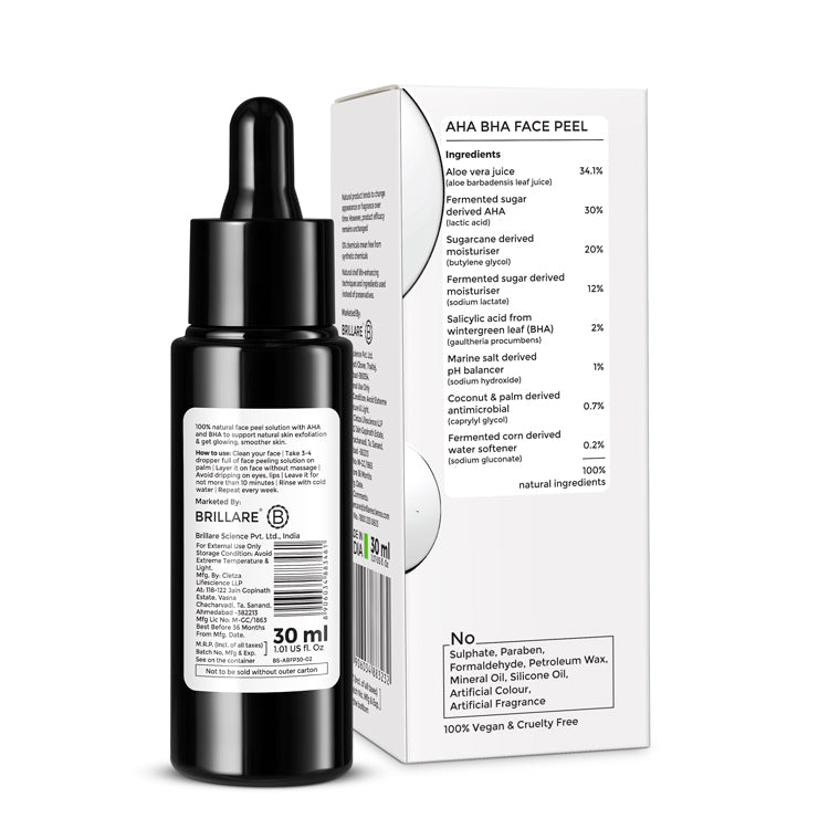 AHA BHA Exfoliating Face Peeling Solution