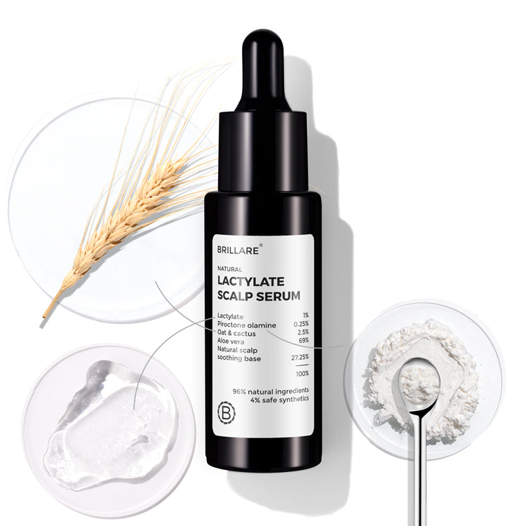 Lactylate &amp; Piroctone Olamine Scalp Serum for Dandruff Control