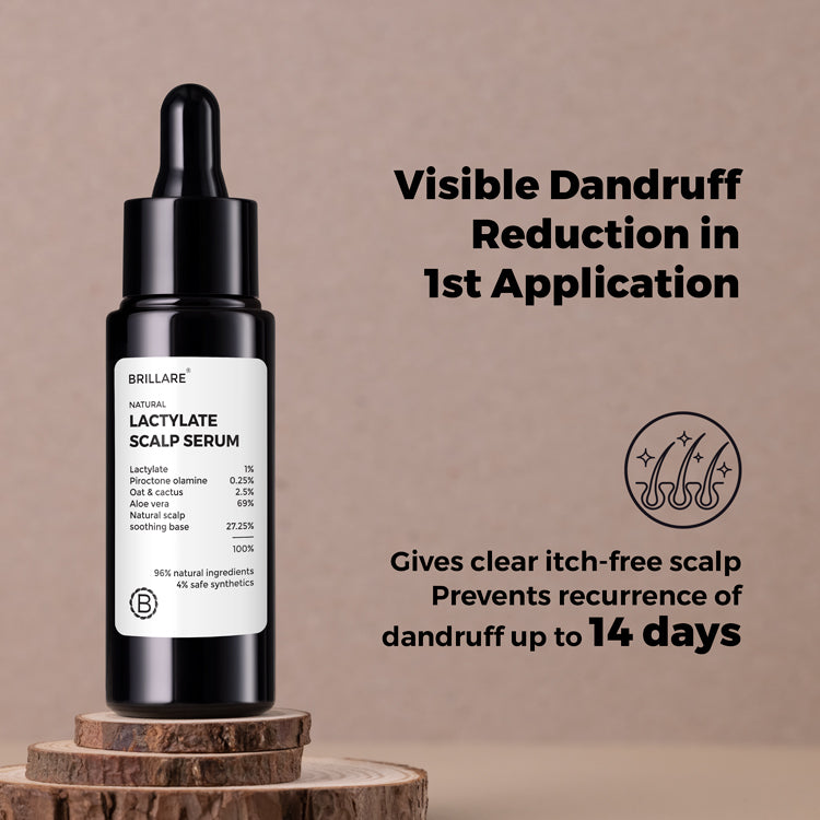 Lactylate &amp; Piroctone Olamine Scalp Serum for Dandruff Control