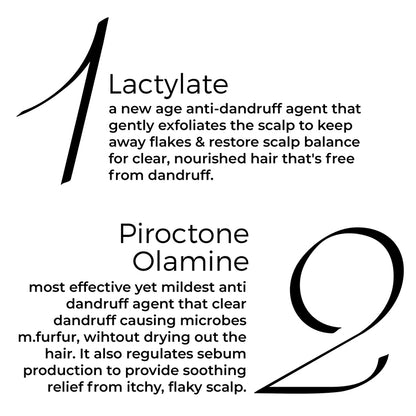 key actives of Brillare Lactylate Scalp Serum mentioned in text include: Lactylate &amp; Piroctone Olamine.