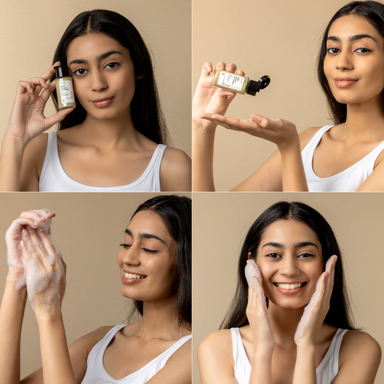Neem Powder Face Wash for acne-prone skin