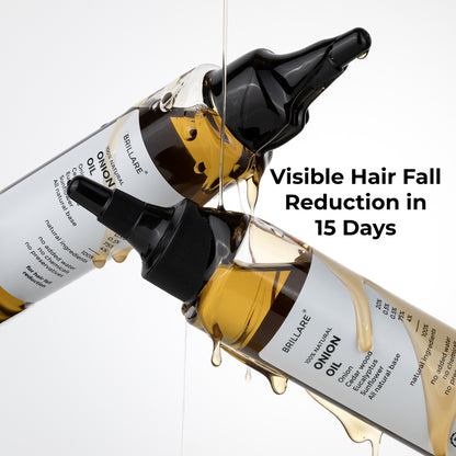 Onion Hair Oil for Hair Fall Reduction